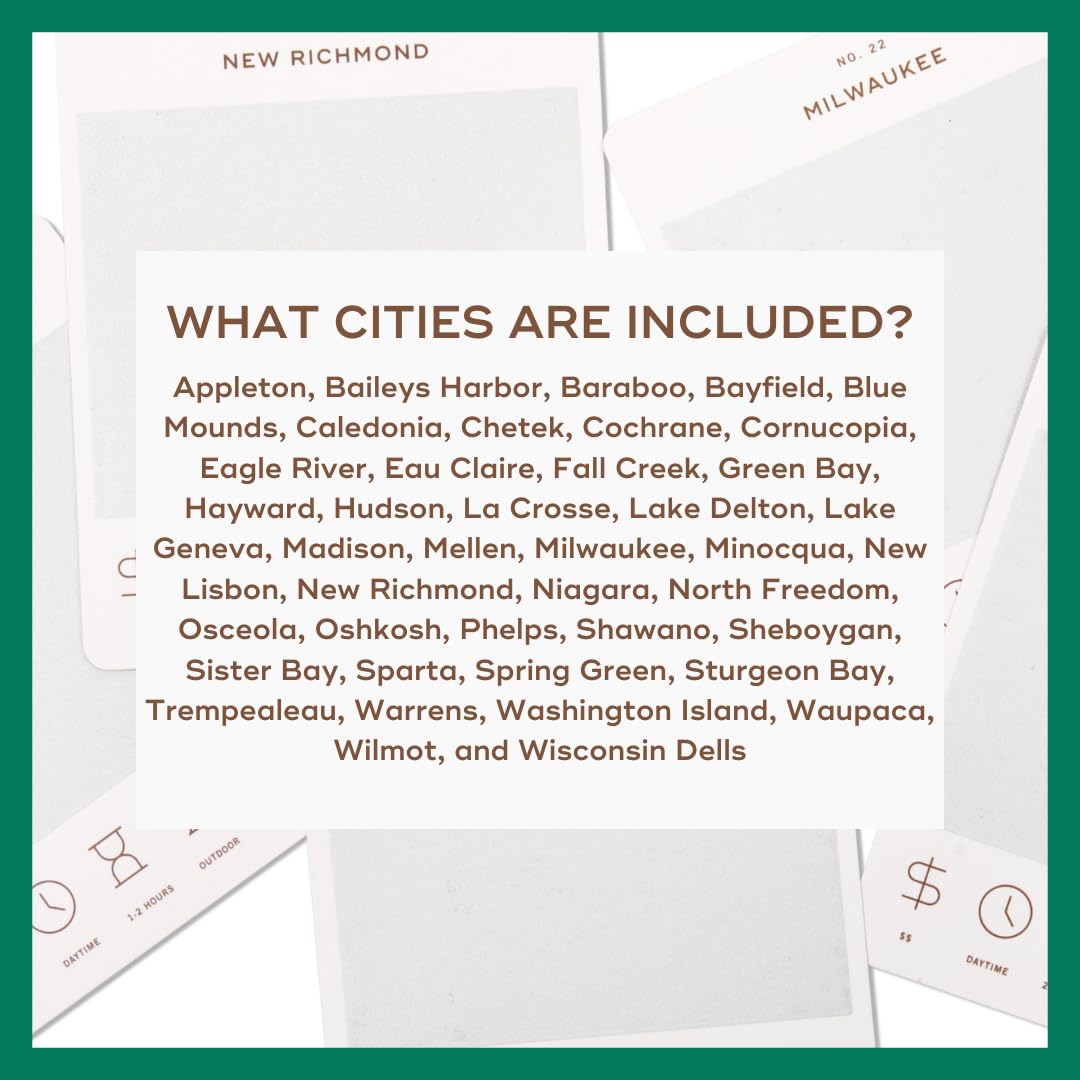 Reach International Outfitters Wisconsin bucket list card Madison iconic sights and eateries