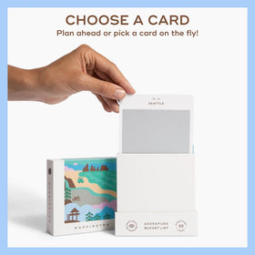 Reach Washington Adventure Card featuring Anacortes and Seattle for family trips