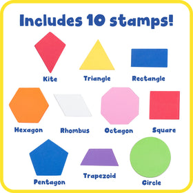 READY 2 LEARN Giant Stamper circle creates vibrant motifs for signs.