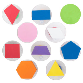 READY 2 LEARN Giant Stamper hexagon for bold geometric art projects.
