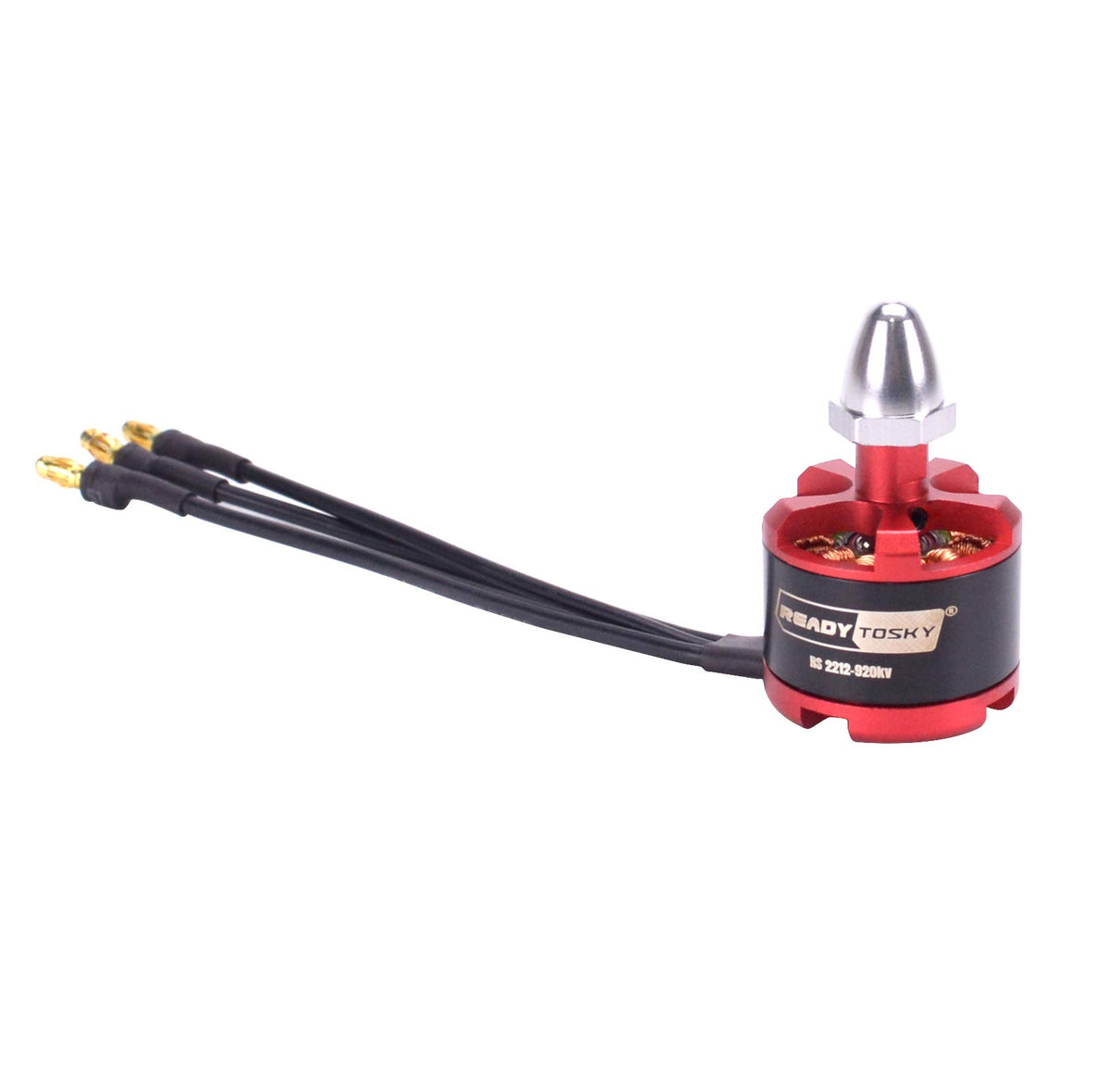 Readytosky 2212 920KV motor with 3.5mm connectors for easy wiring.