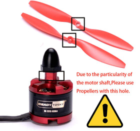 Readytosky 2212 920KV CCW motor side angle for stable yaw.