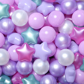 Realhaha round 2.16-inch purple Ball Pit Balls for safe baby play