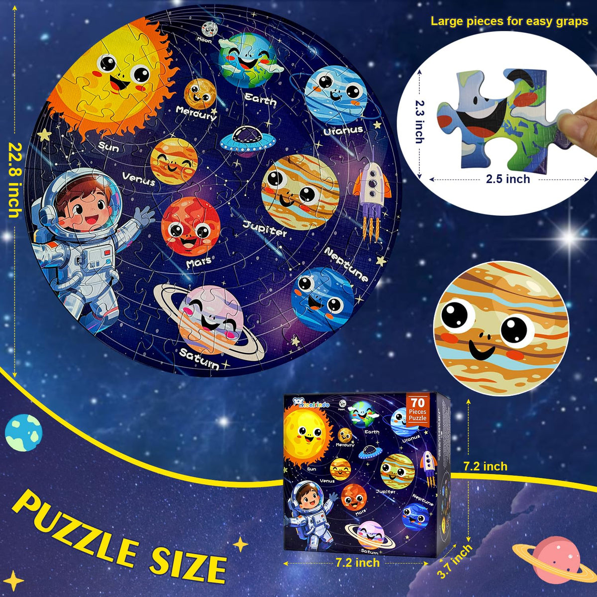 Realrindo family game night with space puzzle enhances bonding