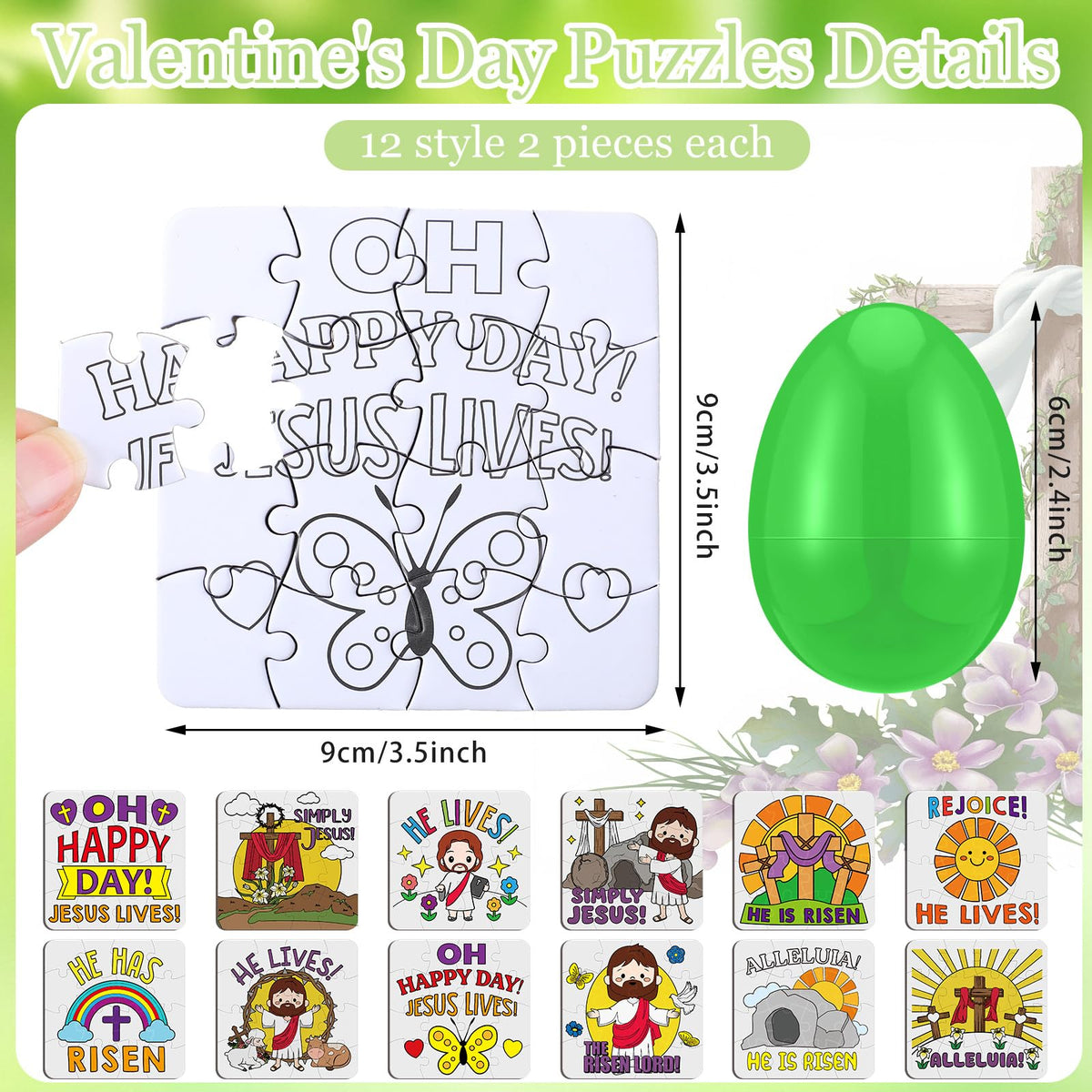 Realspring plastic Easter eggs for colorful packaging and puzzle gifting