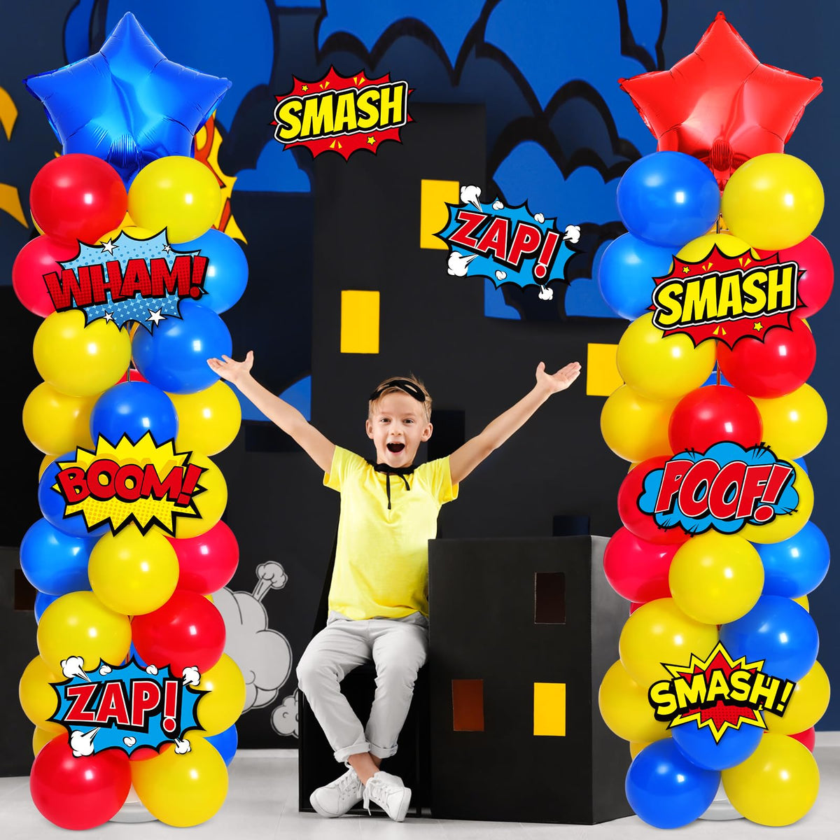 Realspring large star aluminum balloon adds festive spotlight to celebrations.
