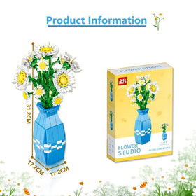 RECROQUO Daisy vase set adds festive flair for parties and holidays.