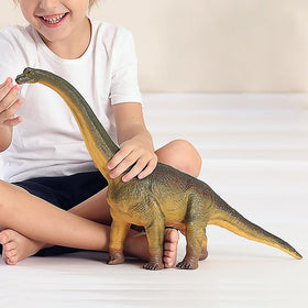 RECUR brachiosaurus toy with detailed sculpting for tactile exploration.