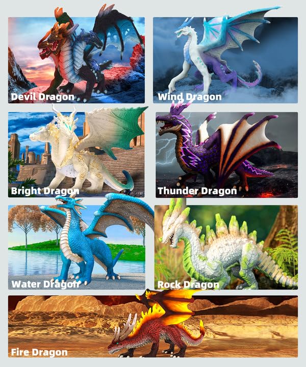 RECUR Devil Dragon figurine close-up shows fiery texture for dramatic storytelling