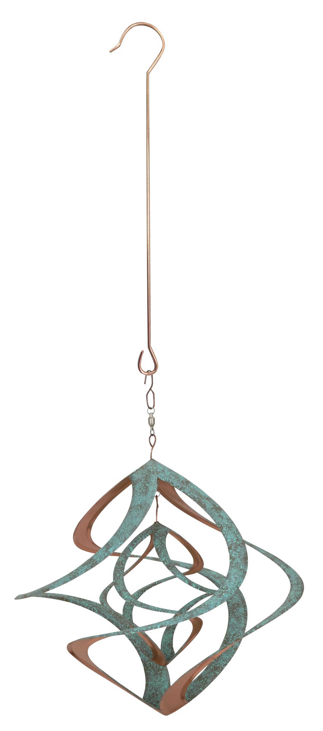 Cosmix wind spinner 14-inch hook ready for easy hanging from a branch