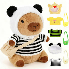 Redaica capybara plush toy with soft fur for cuddly, imaginative play.