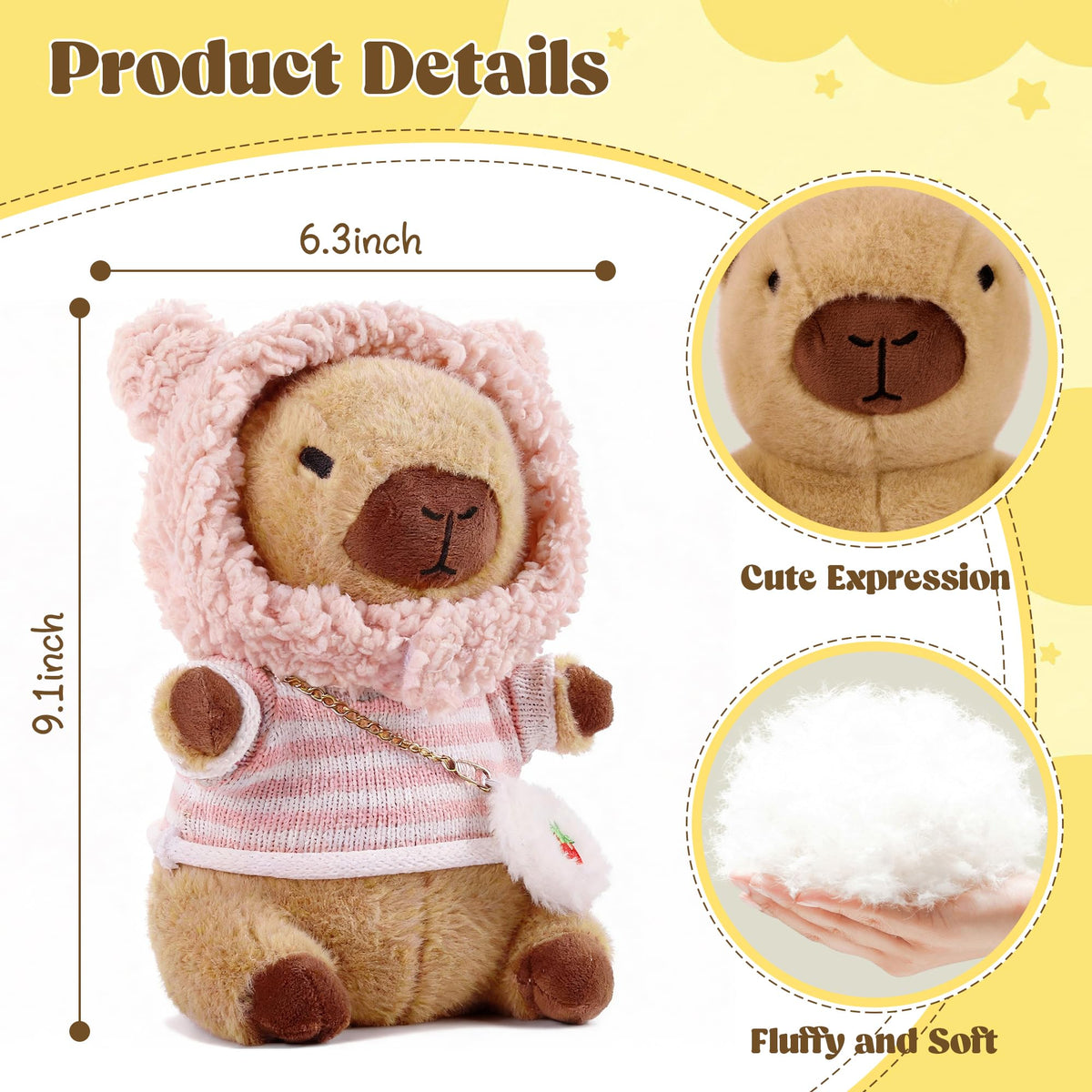Redaica Capybara sweater pink creates cute, colorful looks for storytelling