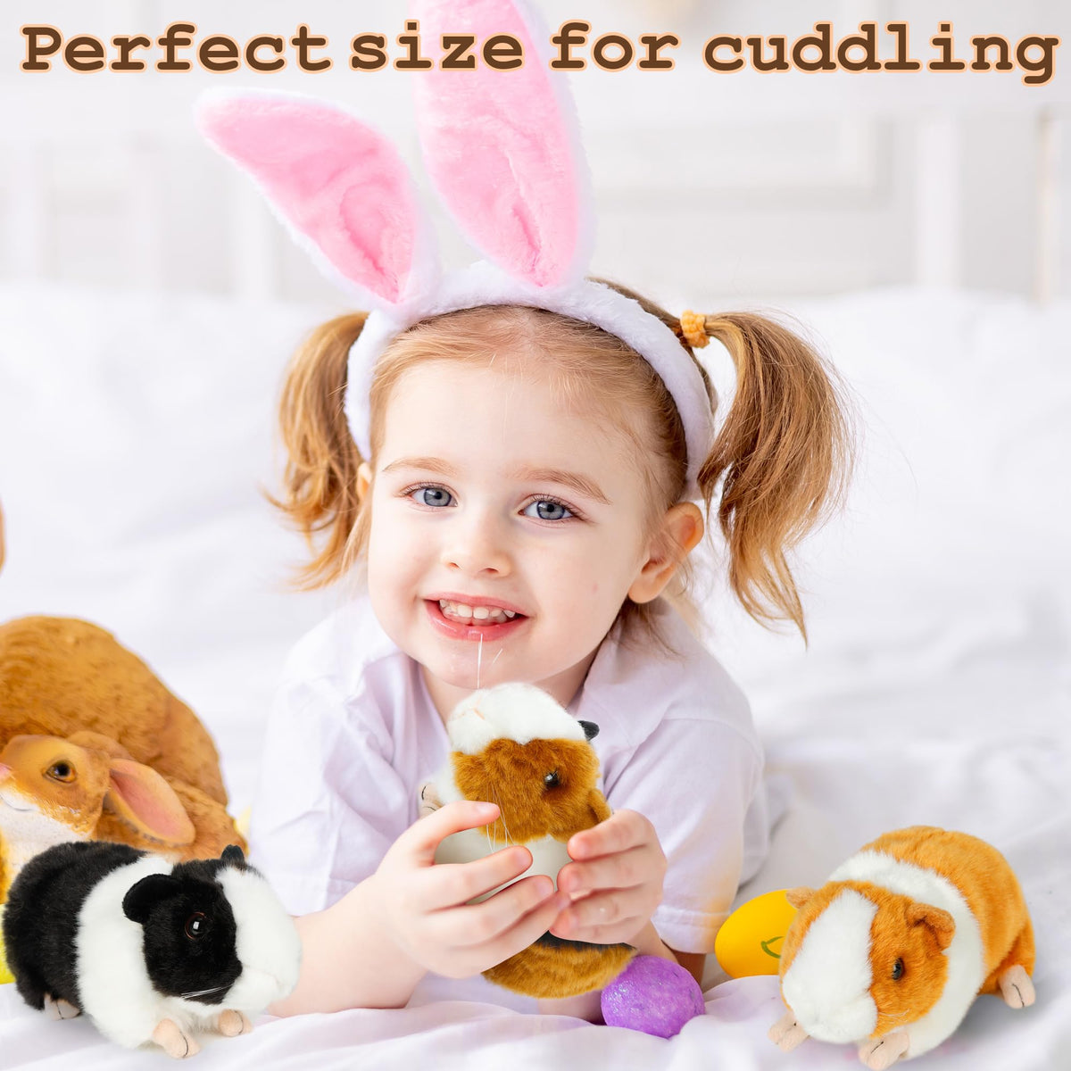 Redaica guinea pig plush friends in unique colors spark imaginative play