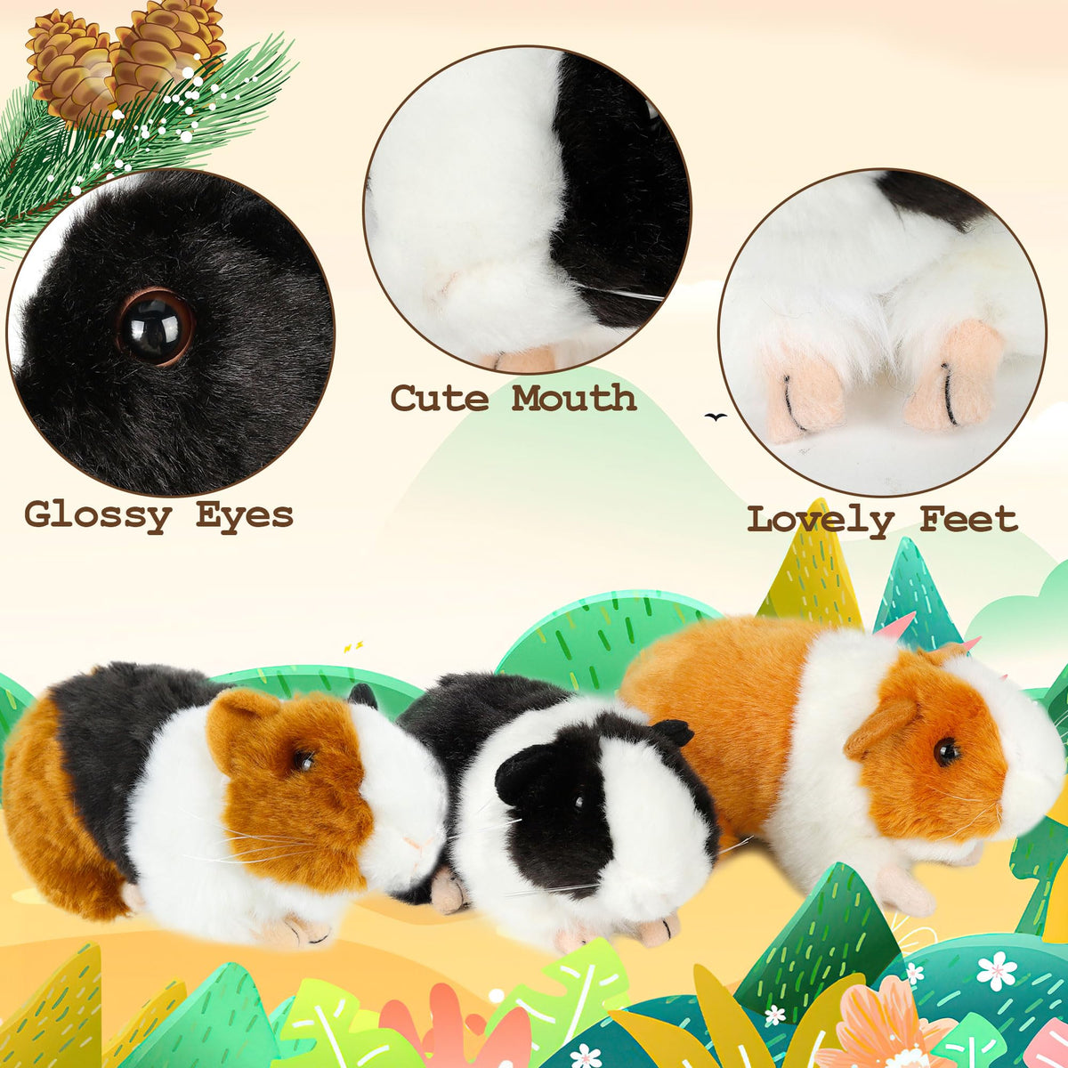 Redaica 7-inch plush pals are portable for travel and bedtime rituals