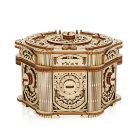 Redants 3D puzzle music box closeup highlighting craftsmanship and tactile wood texture