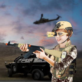 RedCrab toy guns deliver realistic sounds for action play.