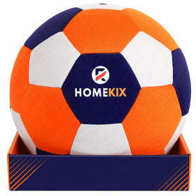 Redfield HomeKix Size 4 ball close-up with textured panels for grip, ideal for dribbling.