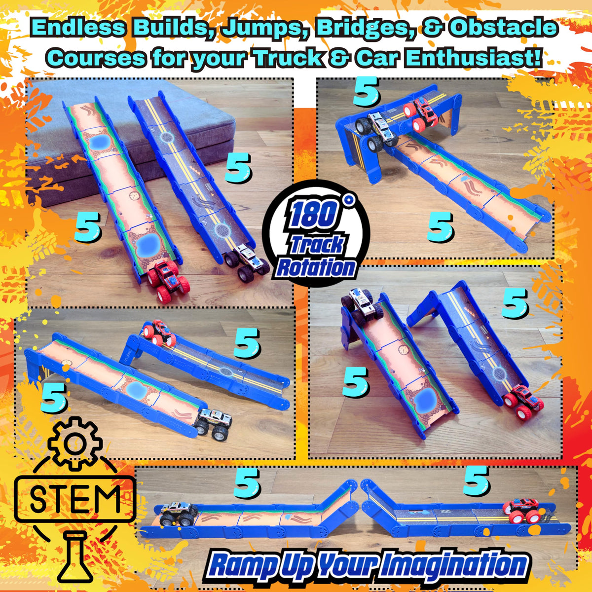 REDI-RAMPZ double-sided tracks switch between off-road and street themes