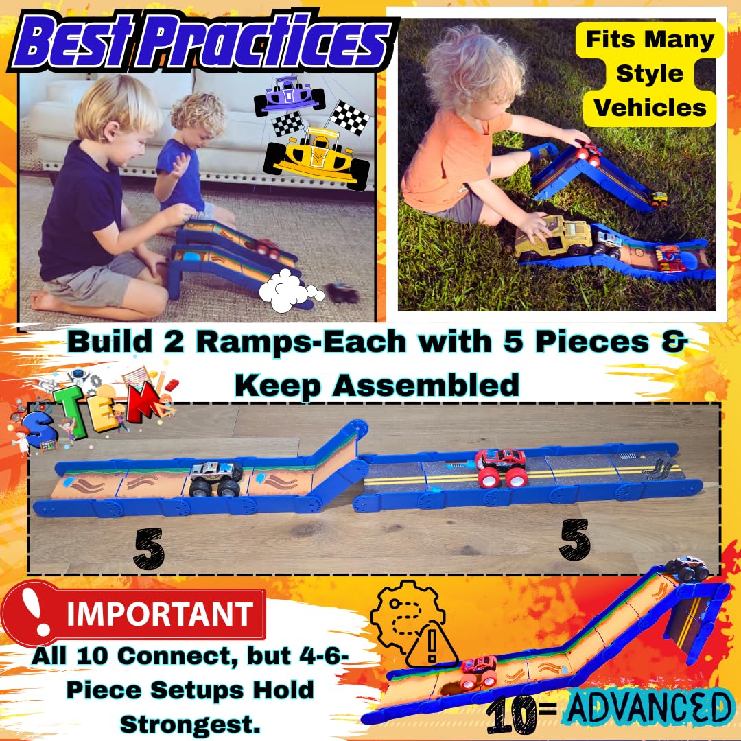 REDI-RAMPZ off-road and street themes for open-ended play