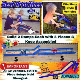 REDI-RAMPZ off-road and street themes for open-ended play