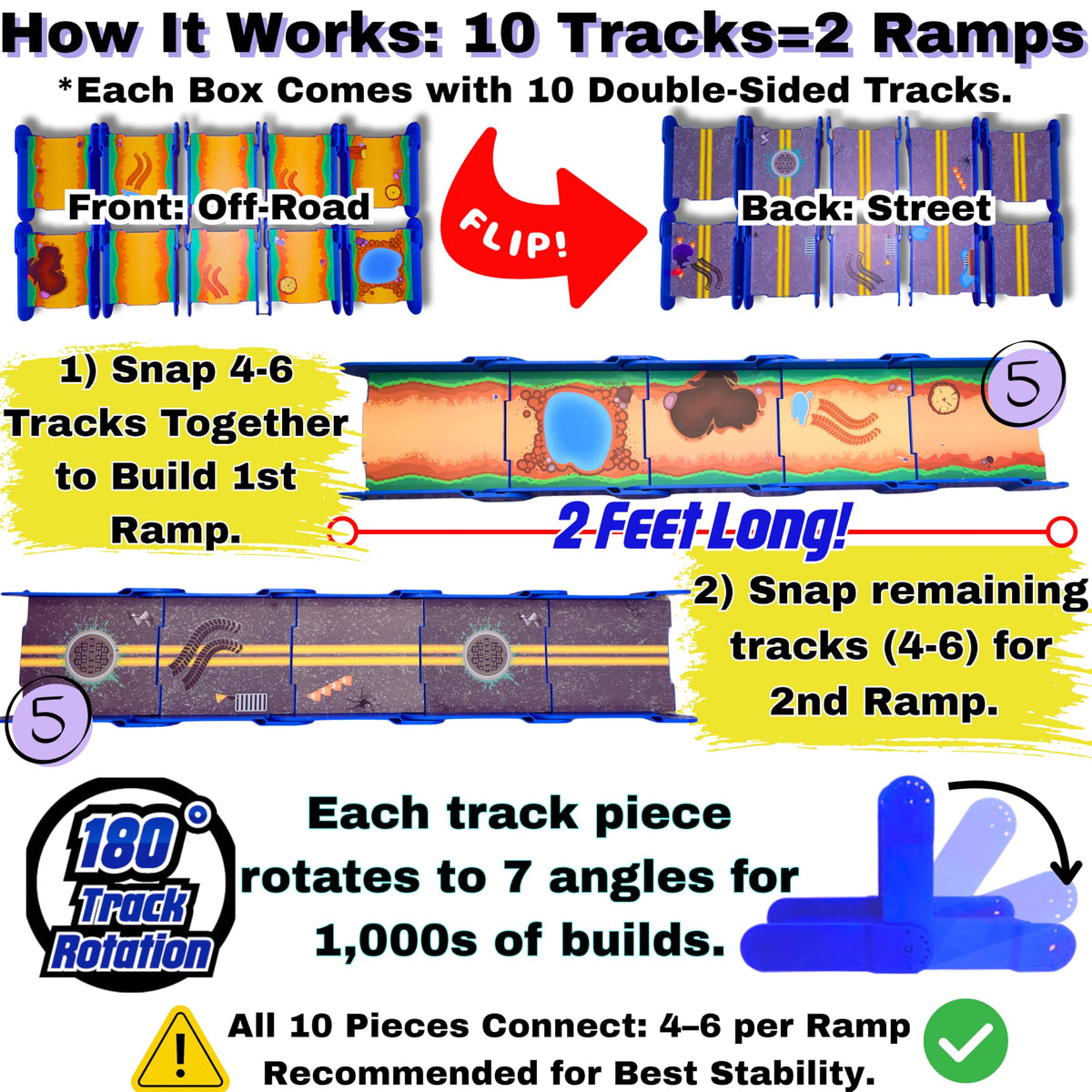 REDI-RAMPZ snap-connectors facilitate quick tool-free assembly
