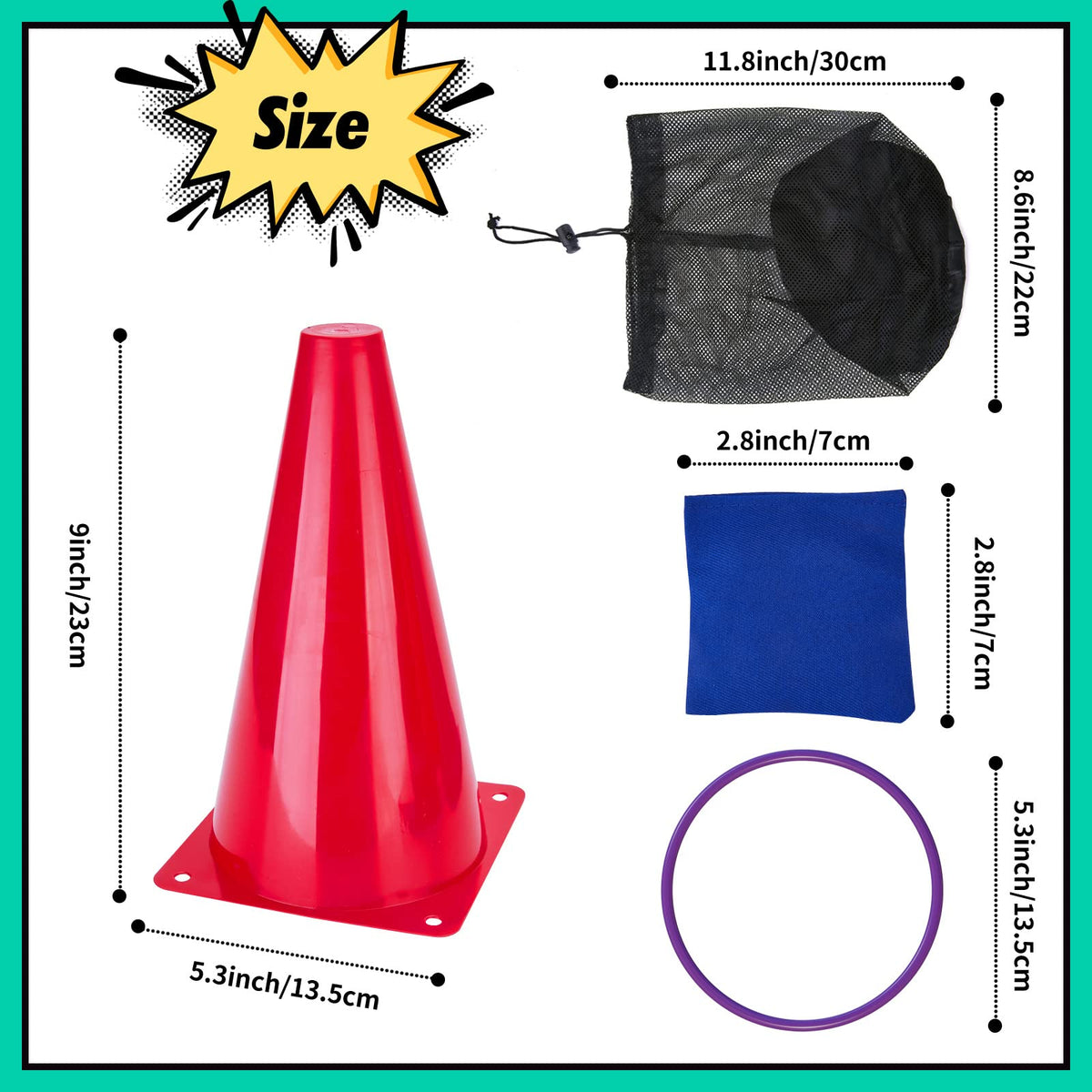 Redllo assorted bean bags for versatile carnival-style activities