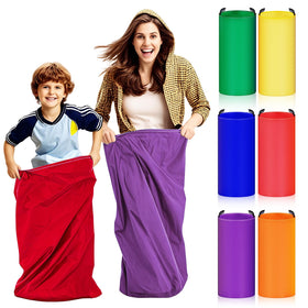 Redllo potato sack race bags in adult size for inclusive outdoor play.