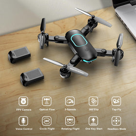 REDRIE 20-25 minutes flight time with two batteries for longer sessions.