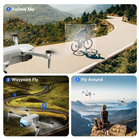 REDRIE drone Circle Fly mode creates orbiting cinematic footage