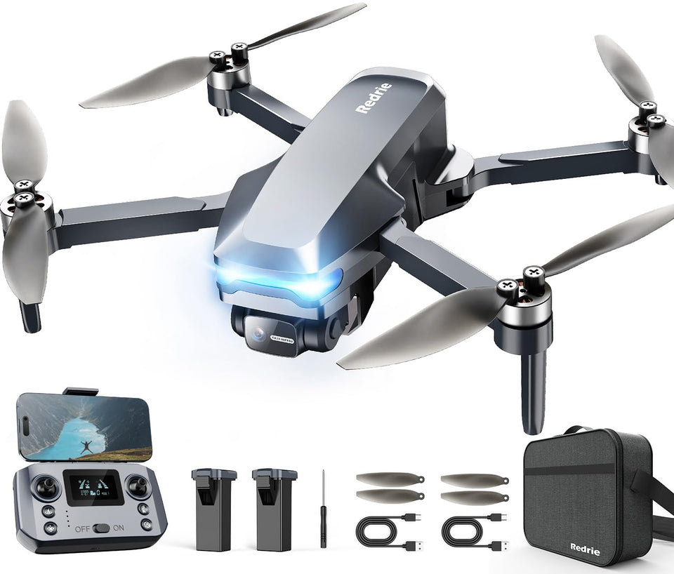 Redrie HK33 drone with 4K camera for crisp landscape footage