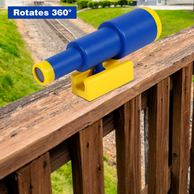 RedSwing backyard treehouse attachment kit brightens outdoor play with color