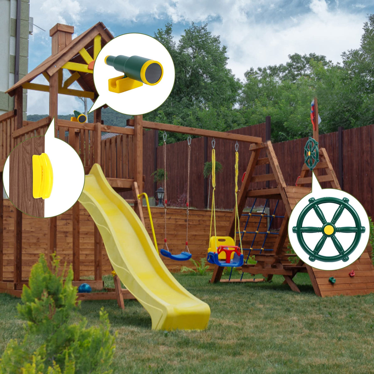 RedSwing outdoor playset pack bundles essential accessories for creative outdoor fun.