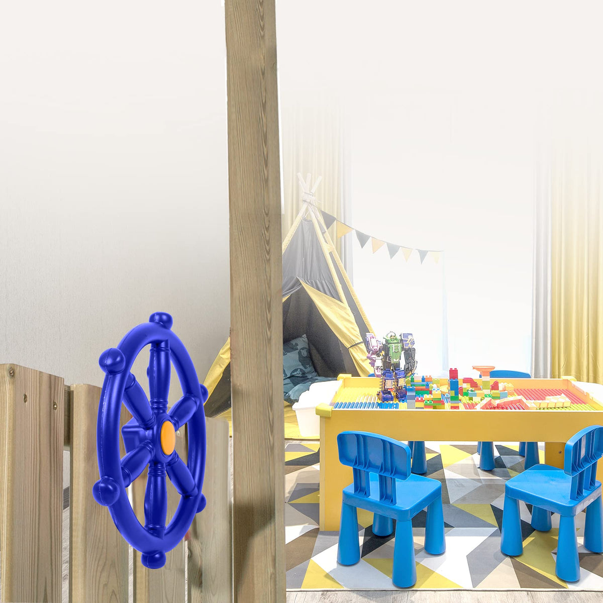 RedSwing safety grab handles provide secure grips for confident outdoor play