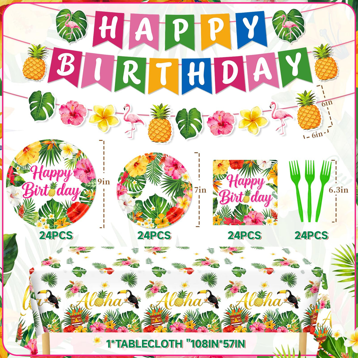 REDWORD napkins feature bright hibiscus colors for easy cleanup after meals.