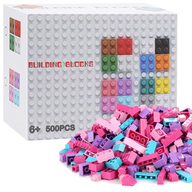 Reenwee bricks storage box helps tidy up after play.
