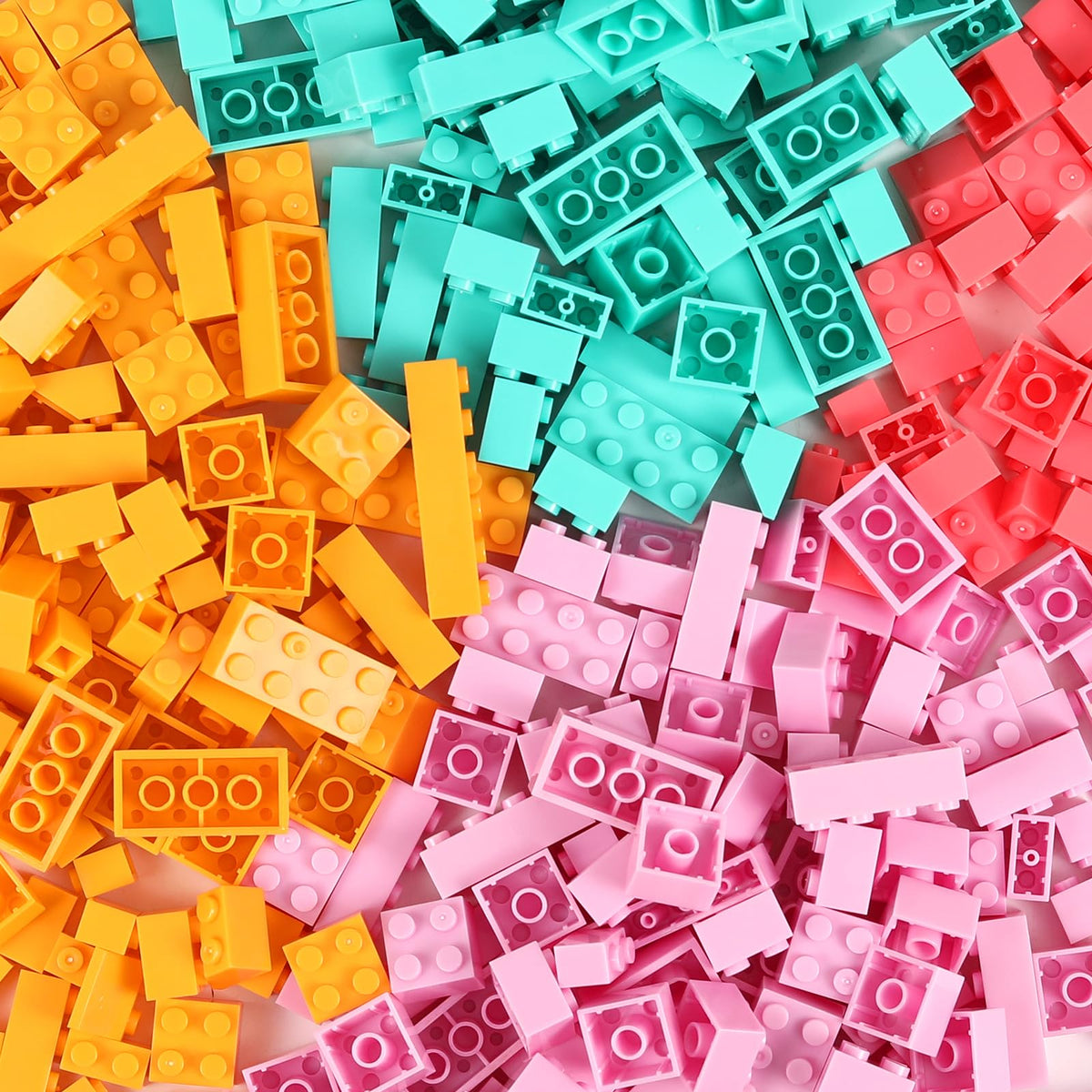 Reenwee Building Bricks kids building action promotes cooperative play and creativity.