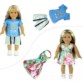 ReeRaa easy-to-use doll clothes for quick outfit changes