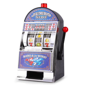 REFARICO Slot Machine Money Bank front view, a playful savings tool for desks