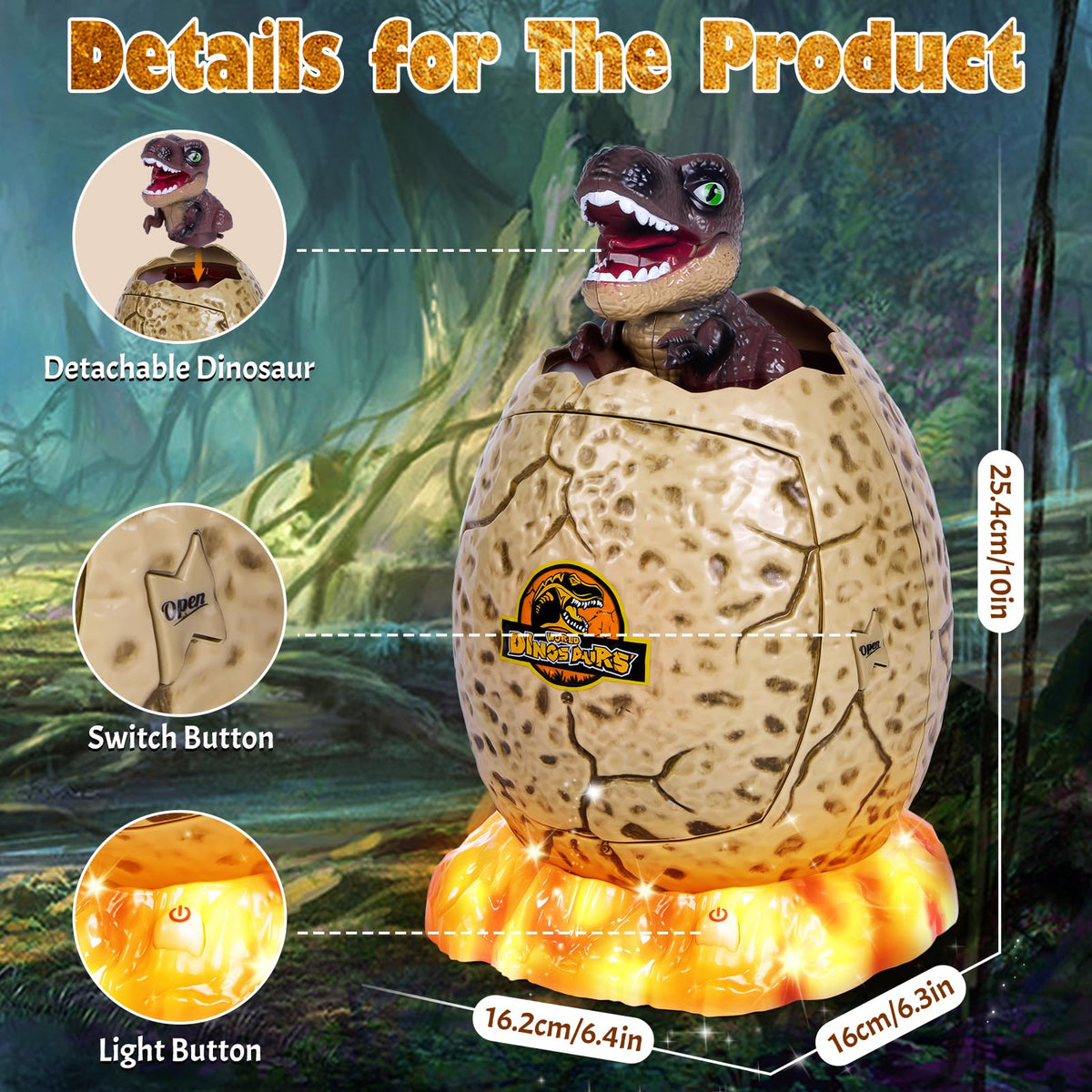 Refasy piggy bank night light feature for bedtime