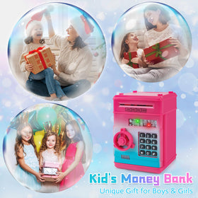 Refasy Rose Red piggy bank packaged gift-ready for birthdays.