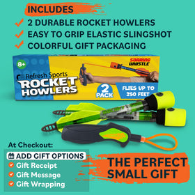 Refresh Sports gift-ready rocket toy for birthdays and gift options.