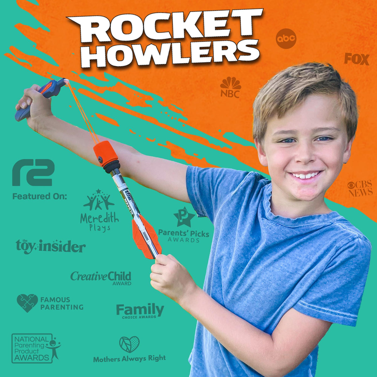 Refresh Sports Rocket Launcher kids playing outdoors to encourage active play.