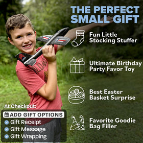Backyard scene with children enjoying outdoor play using Soaring Commander.