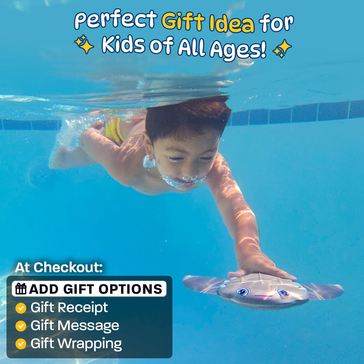 Refresh Sports Stingray Pool Torpedo promotes active play and summer swimming