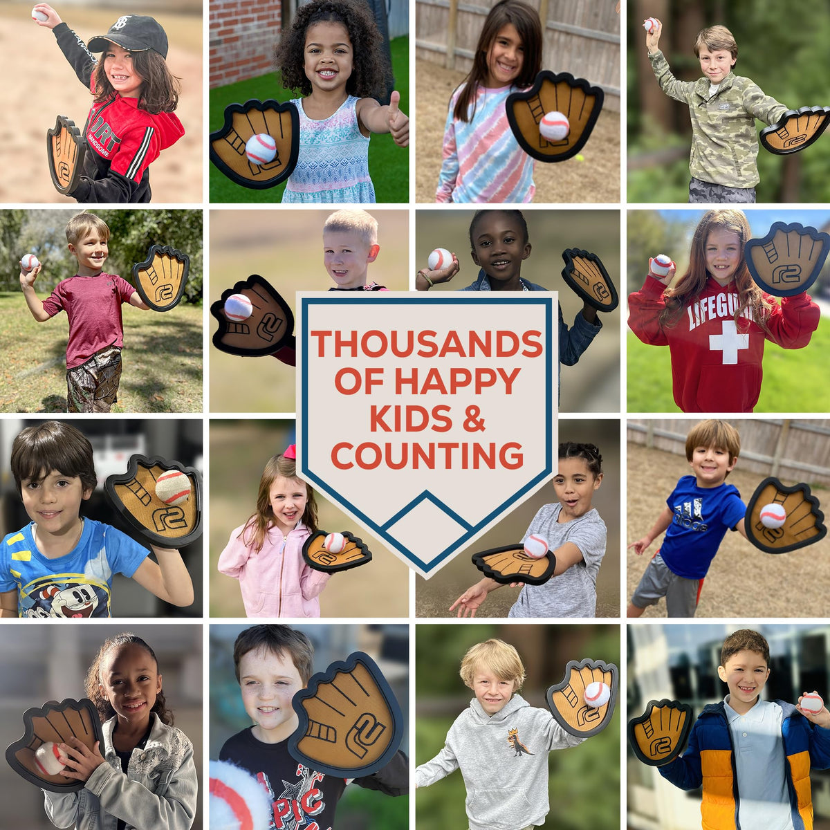 Refresh Sports Toss and Catch Set in a sunny backyard for easy family fun.