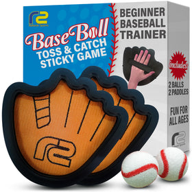Refresh Sports Toss and Catch Set with glove-paddles for active outdoor play.