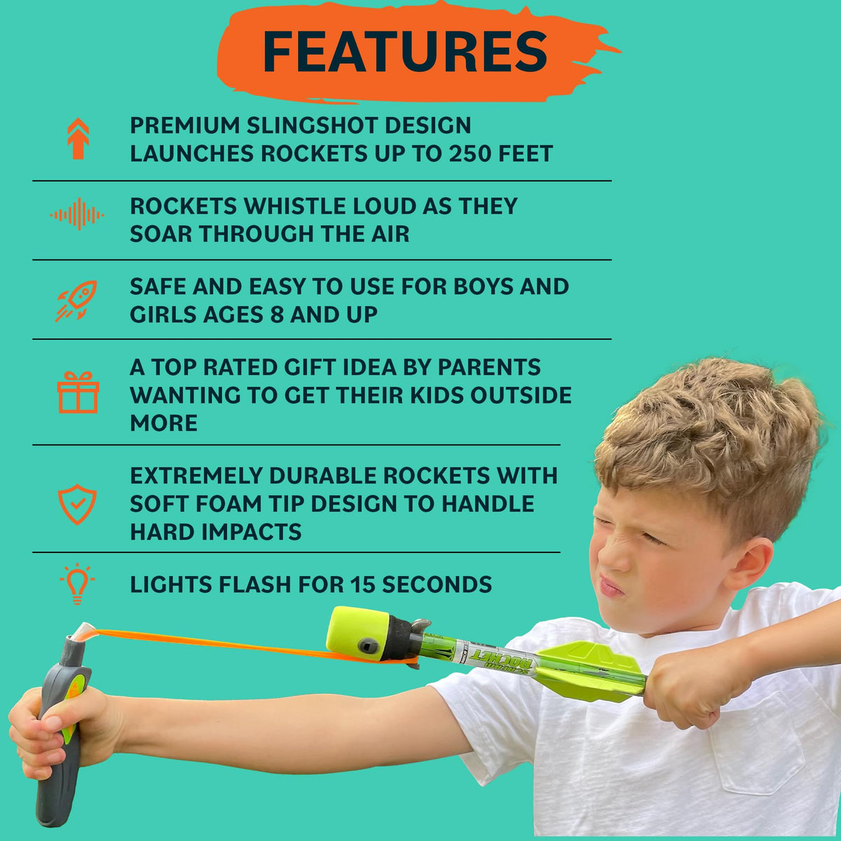 Refresh Sports two rockets included expands playtime and launches.