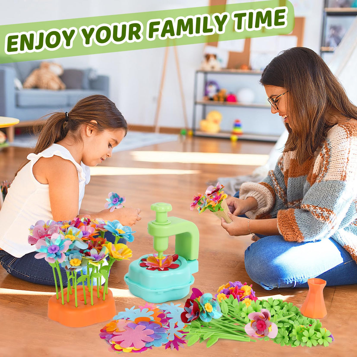 REFTTENW Flower Craft Kit flower centers adding focus to blooms