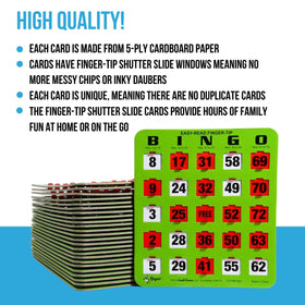 Regal Games 4-ply cardboard cards stay sturdy through many games.