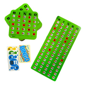Regal Games bingo cards with sliding windows for quick number marking during play